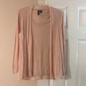 Tahari sweater/Cynthia Rowley shirt